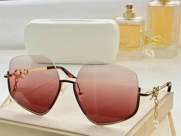 SUNGLASSES For Women Summer 0068 tyle Anti Ultraviolet Retro Plate Half Frame Eyeglasses Random Box