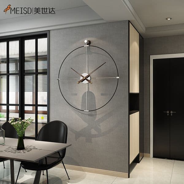 2026 New NEW Wrought Iron Clock Home Decoration Office Large Wall Clocks Mounted Te Watch European Modern Design Hanging Watchel260524 Free