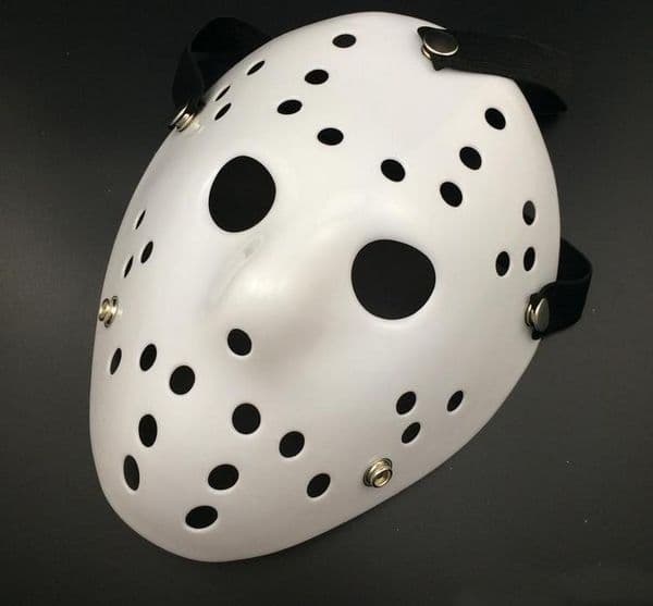 100pcs Halloween WHite Porous Men Mask Jason Voorhees Freddy Horror Movie Hockey Scary Masks For Party Women Masquerade Costumes