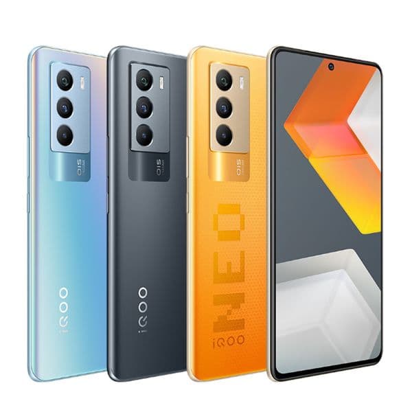 Original Vivo IQOO Neo 5S 5G Mobile Phone 12GB RAM 256GB ROM Octa Core Snapdragon 888 48.0MP HDR Android 6.62" AMOLED Full Screen Fingerprint ID Face Wake Smart Cellphone