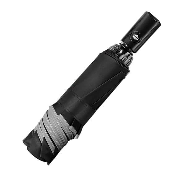 Automatic Umbrella Reverse Folding Business Umbrella With Reflective Strips Rain Gear Large For Men Women Regenschirm #BL3 201130