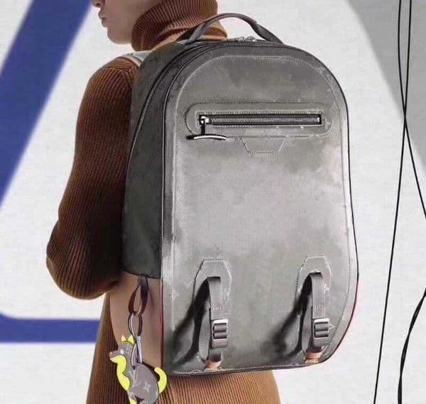 Backpacks for men Designer 43881 TITANIUM genuine leather Backpack 31-46-26cm totes printed Backpacks Style Shoulder Bags for men