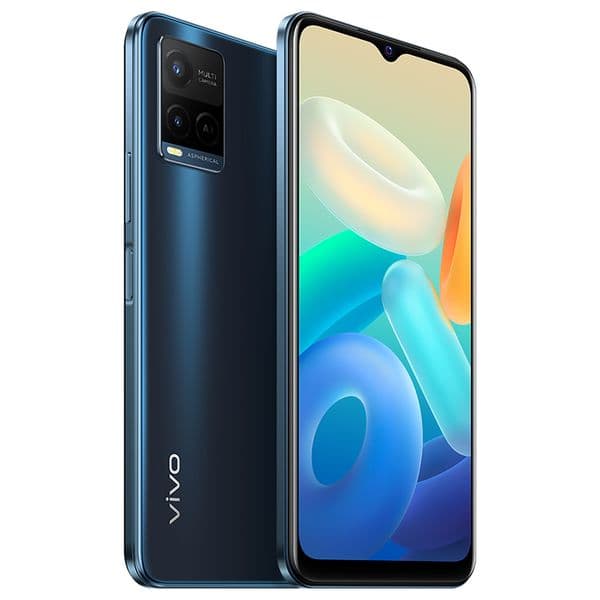 Original Vivo Y32 4G LTE Mobile Phone 8GB RAM 128GB ROM Octa Core Snapdragon 680 Android 6.51" Full Screen 13.0MP HDR 5000mAh IP52 Fingerprint ID Face Wake Smart Cell Phone
