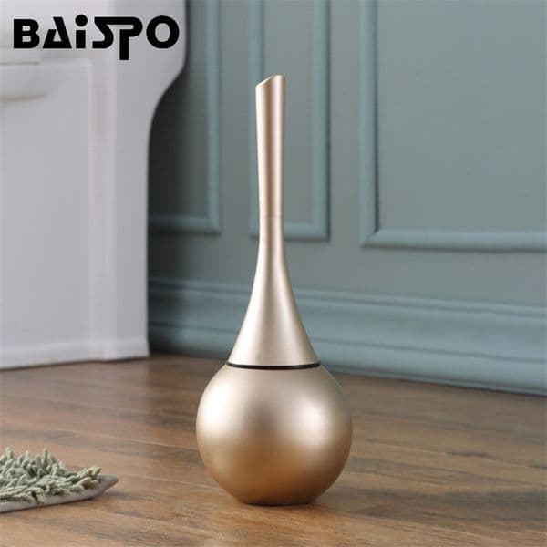 BAISPO Toilet Brush Floor-standing Base Cleaner Brush Tool For Toilet WC Bathroom Accessories Set household items 201214