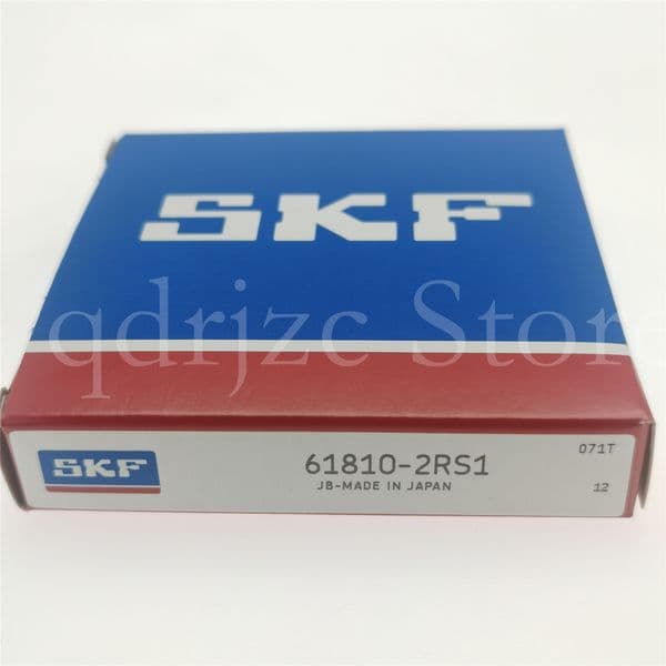 SKF deep groove ball bearing 61810-2RS1 = 61810-2RSR-Y 6810DDUCM 6810DU 6810LLU 6810LU 50mm X 65mm X 7mm