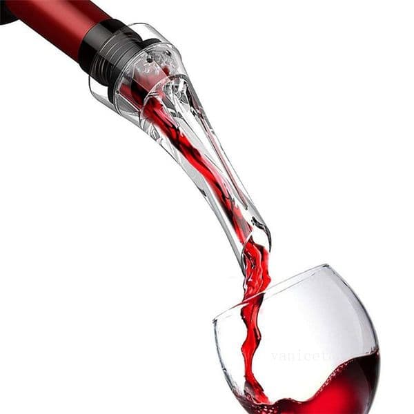 Creative Olecranon Wine Pourer Home Bar Tools Red Wines Aerating Pourer Mini Magic Acrylic Filter Decanter ZC877