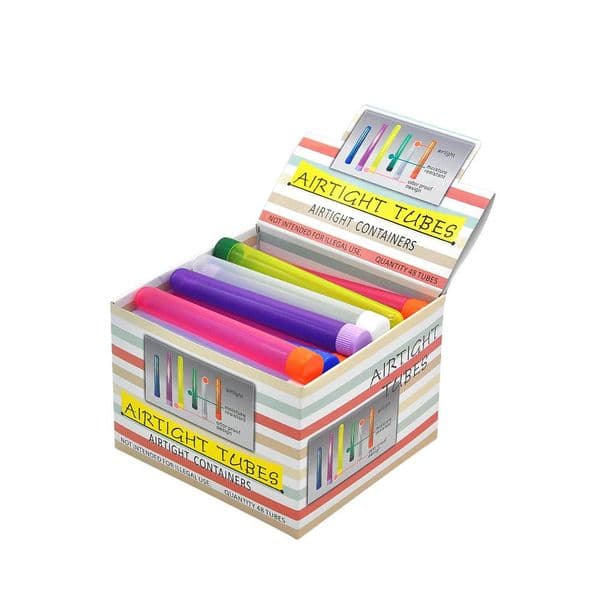 135mm Plastic Tube Doob Vial Waterproof Airtight Pill box Cigarette Storage Cones Rolling paper tube Airtight Packaging