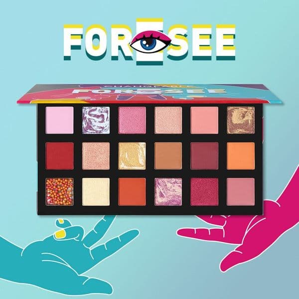 UCANBE Foresee 18 Colors Eyeshadow Palette Matte Shimmer Eye Shadow Metallic Pigment Nude Makeup Marble Cream Berry ls 24sets/lot DHL Y260527