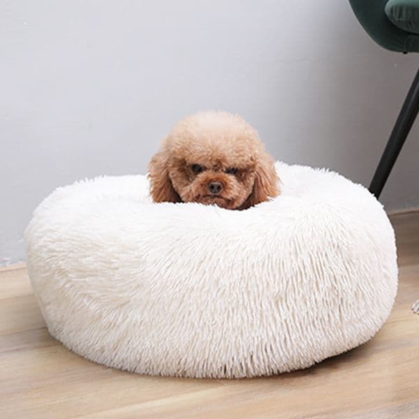 Comfy Calming Dog Beds for Large Medium Small Dogs Puppy Labrador Amazingly Cat Marshmallow Bed Washable Plush Pet Bed LJ201028
