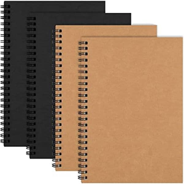 wholesale Kraft Cover Notebooks Journals Planner Notepads with Blank Paper Brown Copybook Diary for Travelers Drawing Painting