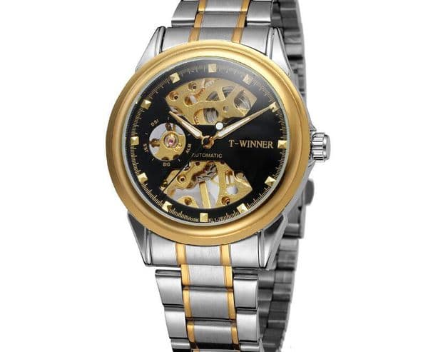Top sell WINNER fashion men watches Mens Automatic Watch Mechanical watch for man alloy band WN41