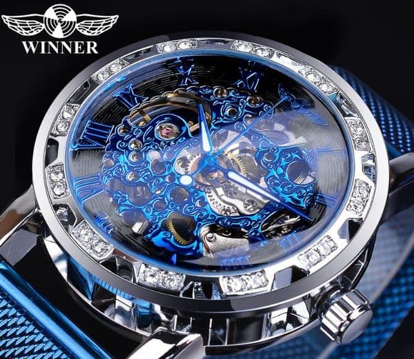 Top sell WINNER fashion men watches Mens Automatic Watch Mechanical watch for man WN34