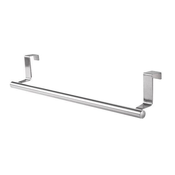 Stainless Steel Rack Over Door Towels Bar Hanging Holder Bathroom Kitchen Cabinet Towel Rag Racks Shelf Hanger Organizer