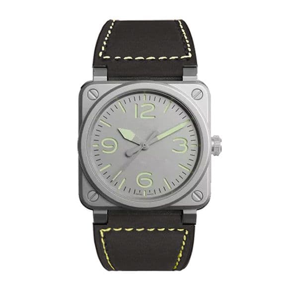 New best-selling watch non-scale fashion square disc stainless steel watch