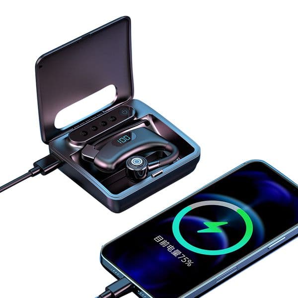 Wireless Headphones Rotatable Earhook Design Left Right Universal Mini Earbuds Noise Canceling Business Driver Headset For iPhone Android earphone Z260530