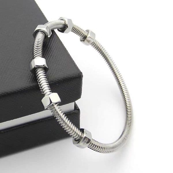 Stainless Steel Bangle Screw Bracelet Fashion Designer Jewelry Women Bracelets Iced Out