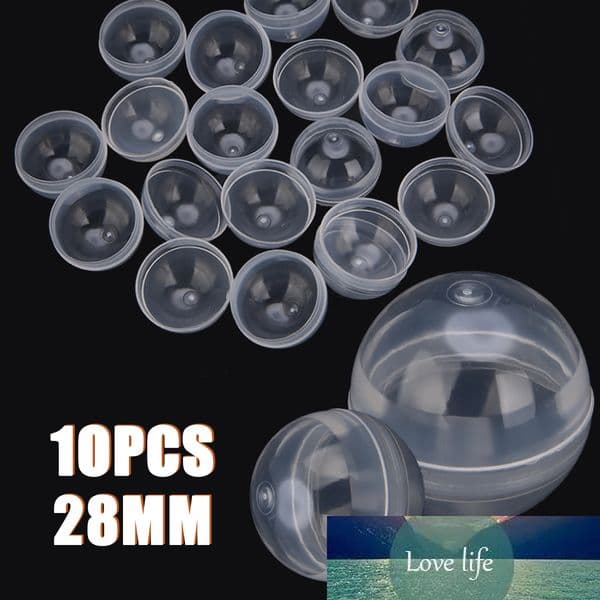 10pcs/set Transparent PP Vending Machine Empty Round Balls 28mm Diameter Festive Party Supplies