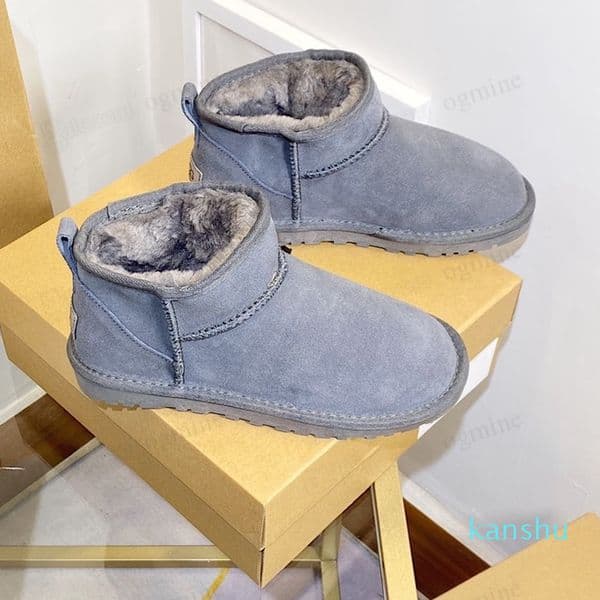 designer Classic mini fashion australia boots Top Quality wgg women fluff yeah platform womens boot girls lady bow winter snow 11