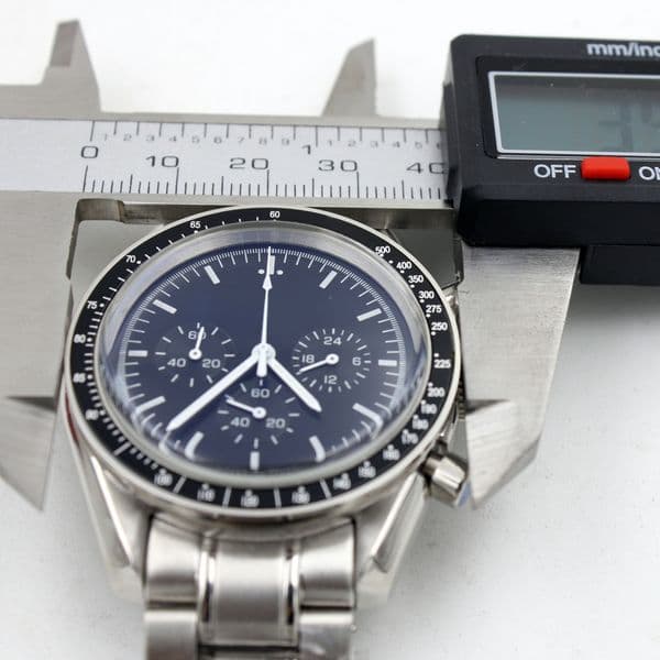 Quartz Chronograph Function Mens Watch Speed Moon Watches Stainless Steel Flod Clasp fe