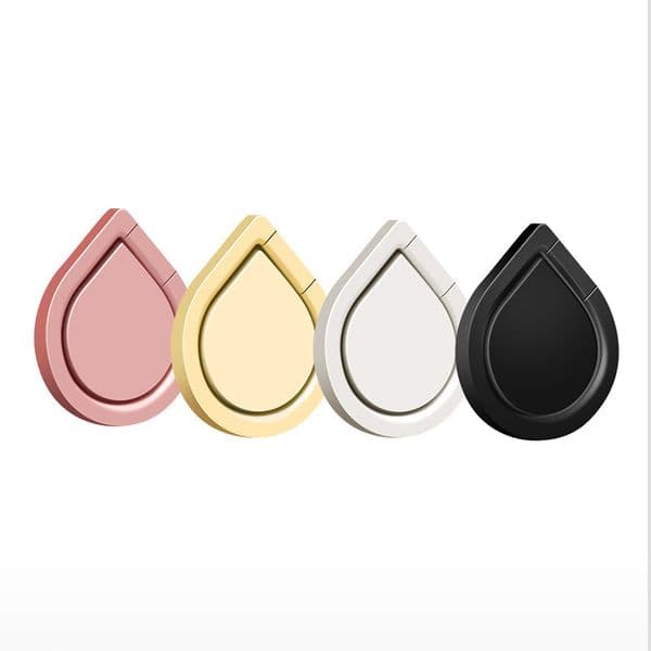 2026 New Water Drop Finger Ring cologne Holders perfume Car Mount Holder Mobile Mounts Magnetic Stand Foldable Universal 360 Rotation Kickst