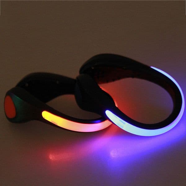 Luminous LED Flash Light Shoe Clip Warning Lamp Safety Clips Night Runners Sport Running Cycling Walking Gear Shuffle Melbourne Dance Shoes Accessories