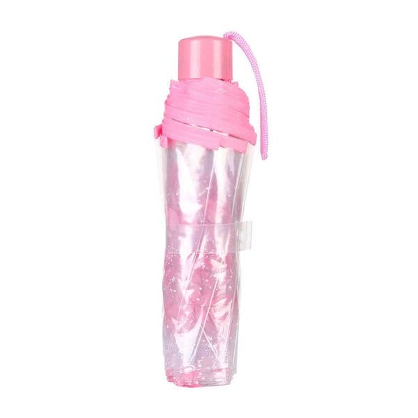 Transparent Umbrellas For Protect Against Wind And Rain Clear Sakura 3 Fold Umbrella Field Of Vision Household Gear 210626