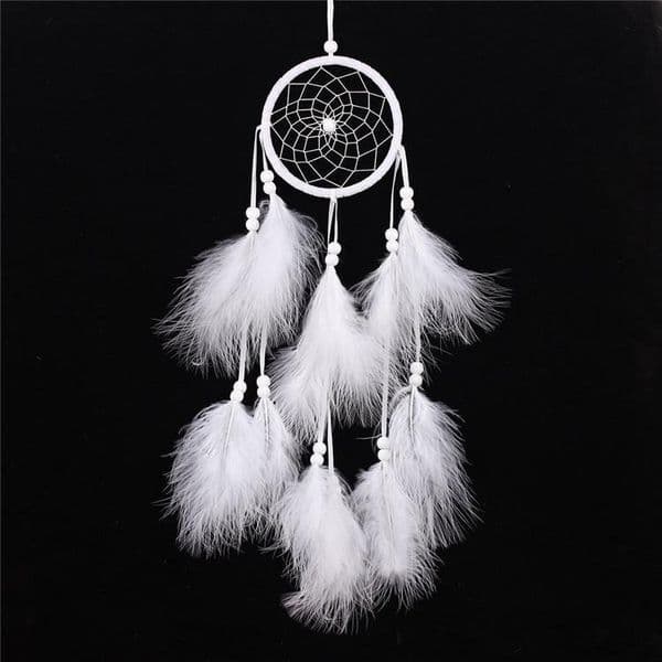 Imitation Enchanted Forest Dreamcatcher Gift Handmade Dream Catcher Net With Feathers Wall Hanging Decoration Ornament