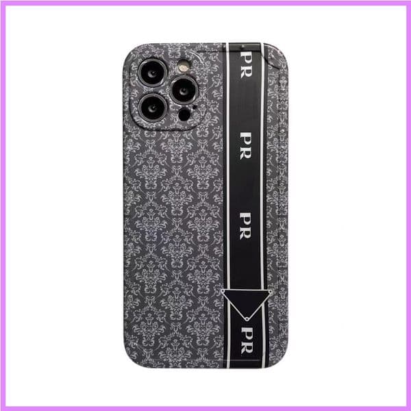 Straight Edge Wave Point Frame Phone Case Women Mens Designer Phone Protective Cases For Iphone 7 8 Plus X Xs Xr 11 12 13 Pro Max D2111243F