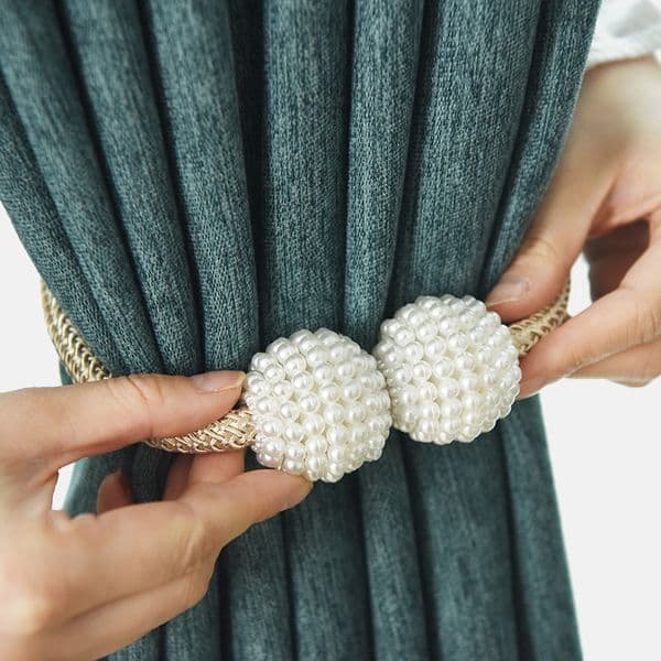 Magnetic Curtain Clip Curtain Holders Tieback Buckle Clips Hanging Ball Buckle Tie Back Curtain Accessories Home Decor