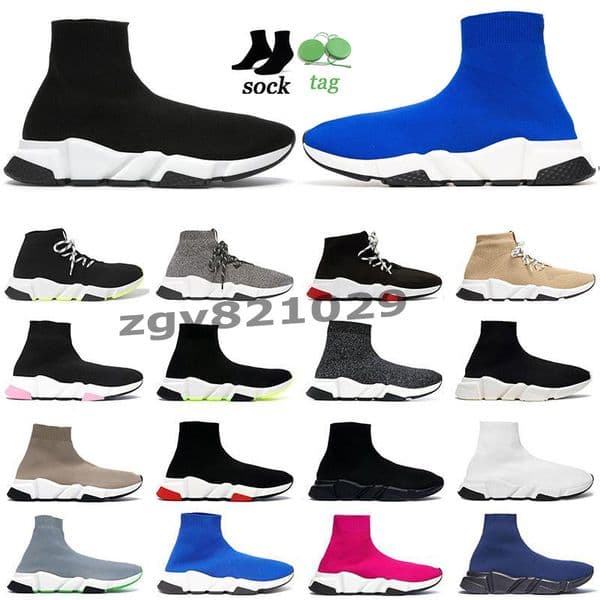 TOP Speed 2.0 Sock running Shoes Trainer Designer Men Women Sneakers Trainer Newest Style Race Shoe Socks Trainers 36-45 zg36