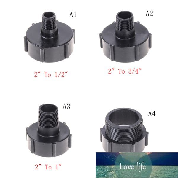 4styles Coarse Thread Garden Hose 2" To 1/2" 3/4" Black Gallon IBC Tote Tank Drain Adapter Factory price expert design Quality Latest Style Original Status