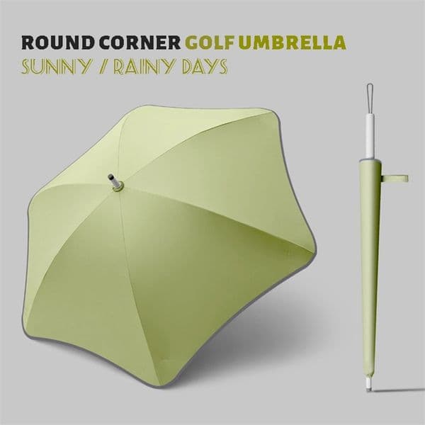 81cm Long Handle Umbrella Windproof Rain And Dual-purpose Anti-pinching Rounded Corner 210721