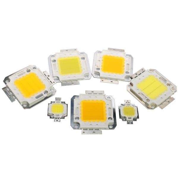 10/20/30/50/70/100W Light Beads DC 12V 36V COB module LED Chip Diodes Lamp Bulb for outdoor focus Spotlight Garden Integrated Lights Bead 10pcs