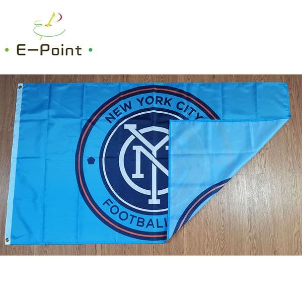 New York City FC 35ft 90cm150cm Polyester flags Banner decoration flying home u0026 garden flag Festive gifts L260524TUTT