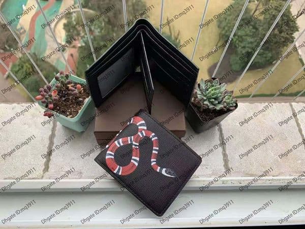 Top High quality wallet Paris plaid style Designer mens wallet women wallet high-end animal Wallets card holder coin purse with box f5gh