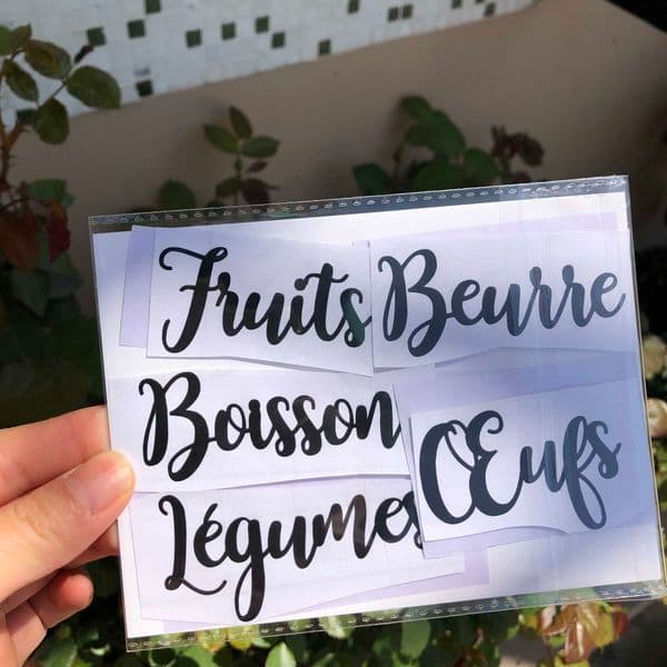 Customize Kitchen spices labels Decals home Organization Custom Vinyl Labels Personalized Rice bottle stickers 210705