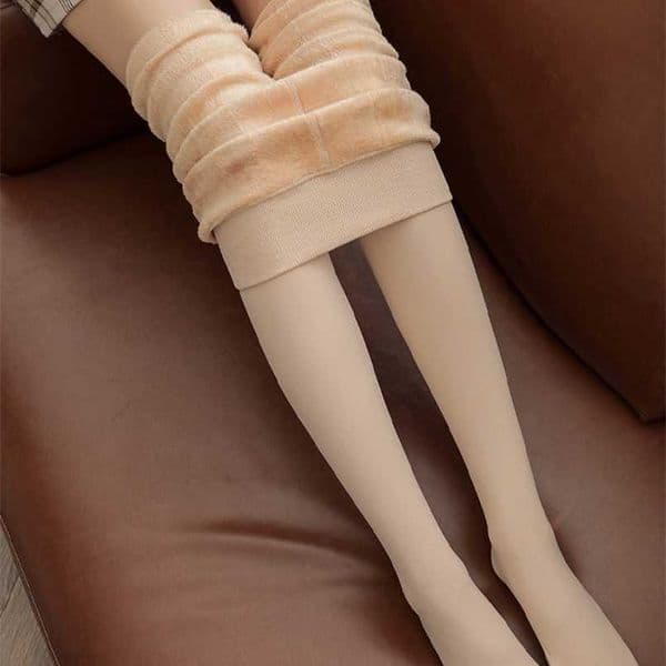 200g Thick Warm Tights For Winter Women Pantyhose Fleece Lined Thermal Stockings Unbreakable Seamless Leggings Girl Black Khaki 211204