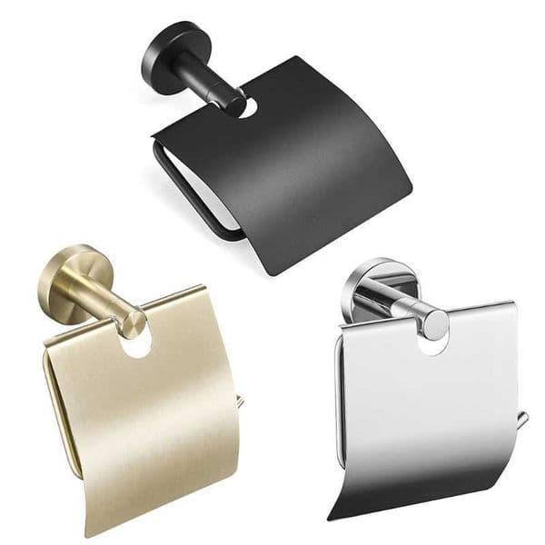 Wall Mounted Tissue Holder Suitable Moisture Proof Toilet Paper with Shelf for Bathroom Washroom 210709