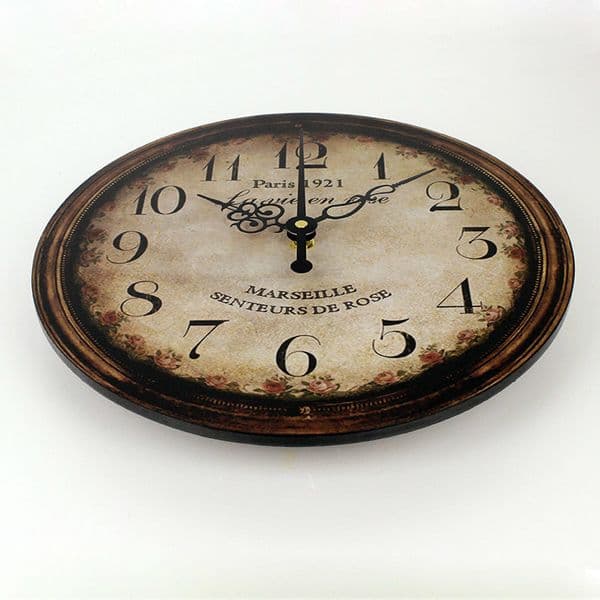 vintage large decorative wall clock he decor shabby chic te wall clock creative wall decor living ro wah duvar saati w250417 W251028 Y260310 Y260516