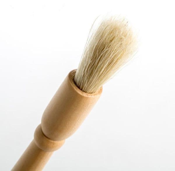Coffee Grinder Machine Cleaning Brush, Heavy Wood Handle & Natural Bristles Wood Dusting Espresso Brush For Barista Wholesale