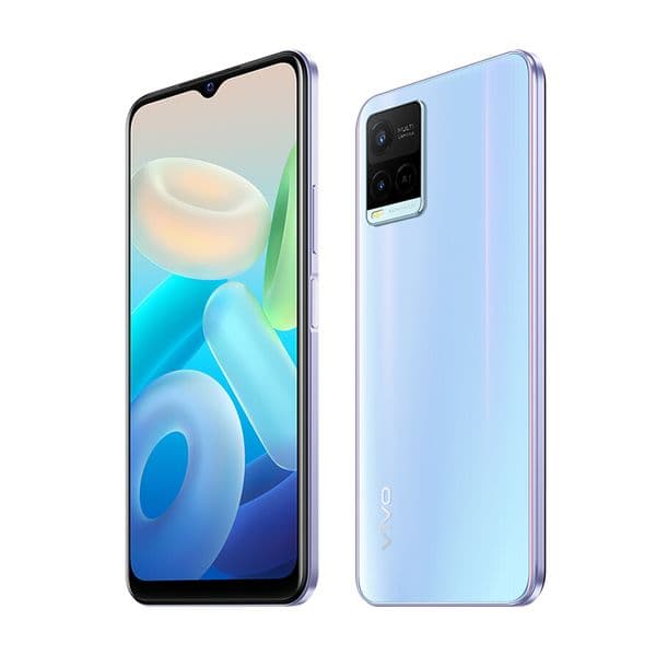 Original Vivo Y32 4G LTE Mobile Phone 4GB RAM 64GB 128GB ROM Octa Core Snapdragon 680 Android 6.51" LCD Full Screen 13MP 5000mAh Fingerprint ID Face Wake Smart Cell Phone