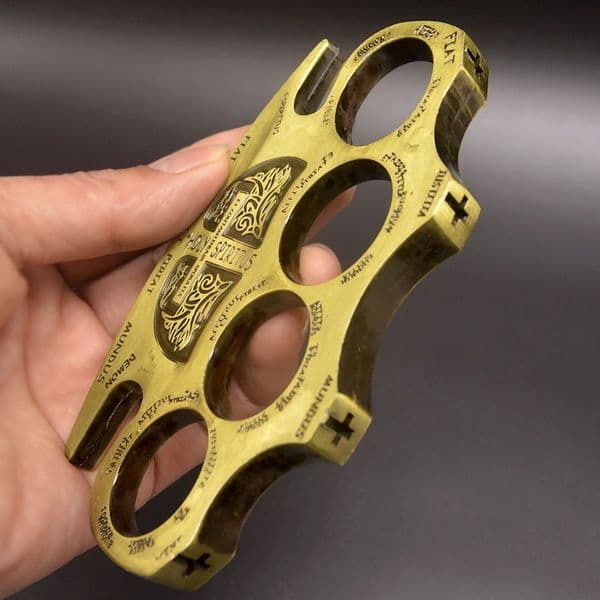 Designer Thickened And Strong Metal Thickened Widened Knuckle Duster EDC Tool Self Defense Weapons Boxing Fighting Protective Gear