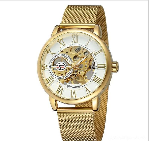 Top sell Forsining fashion men watches Mens hand Wind Mechanical Watch wrist watch for men For03
