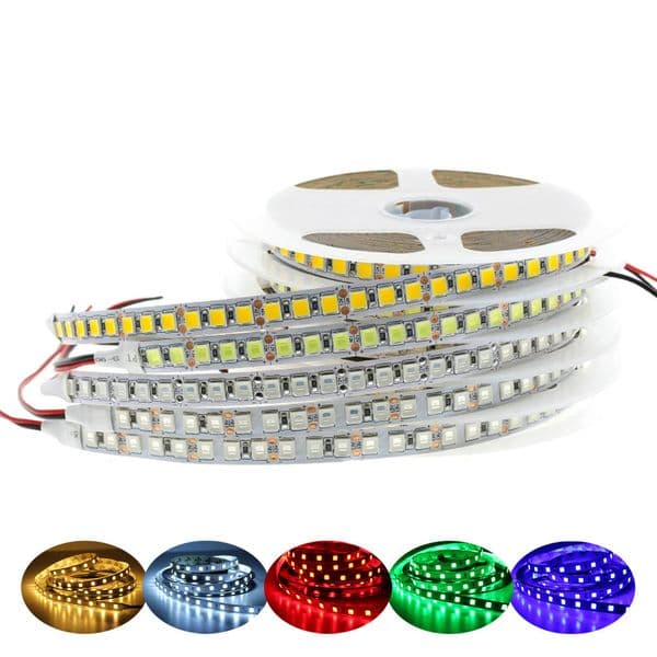 DC12V LED Strip Light 5054 Waterproof Flexible LED Ribbon 60LEDs/m 120LEDs/m Brighter than 5050 3528 12V RGB Diode Tape 5m/lot