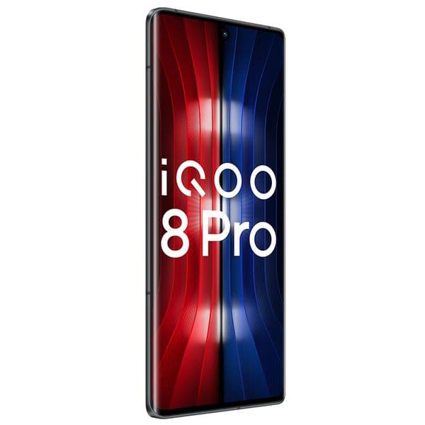 Original Vivo IQOO 8 Pro 5G Mobile Phone 8GB RAM 256GB ROM Snapdragon 888+ 50MP AR AF OTG NFC Android 6.78" Curved Full Screen 3D Fingerprint ID Face Wake Smart Cell Phone