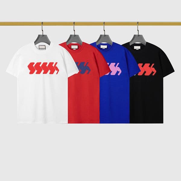 22SS Summer Designer T Shirt for Men Women Tee Shirts Made In Italy Fashion Short Sleeved Letters Printed T-shirt Apparel Mens Designer Clothes 4 Colors