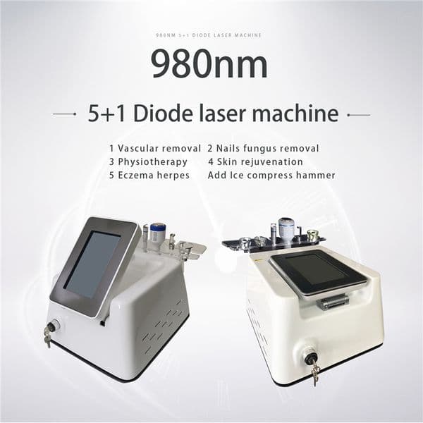 Hight power machine 6 In1 Trending Product Nail Fungus Treatment 980 NM Diode Laser Vascular Removal Equiment