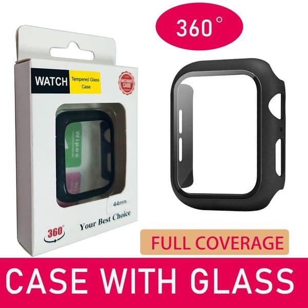 360 Full Screen Protector case iWatch 38mm 42 mm 40mm 44mm 41mm 45mm 49mm 46mm Bumper Frame PC Hard Cases With Tempered Glass Film For Watch Ultra