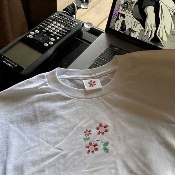 21ss Men T shirt Unisex Short Sleeve Women Casual Clothes Summer Street Style Hip Hop Boy Top High Quality Letter Print Tee Fashion Flower