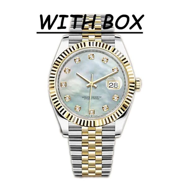 Watchsc- Automatic Mechanical Watch With Box Classic 41mm 36mm 31mm 28mm Mens Quartz Womens Stainless Steel Waterproof Luminous Watches